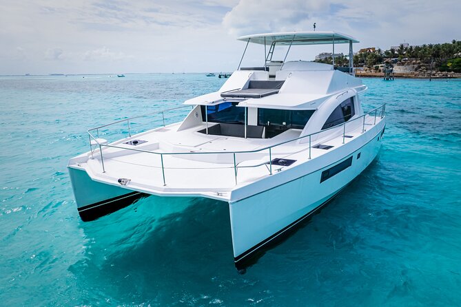 Tulum: Leopard 51′ Yacht with Gourmet Dining & Water Toys - Setting sail from Puerto Aventuras