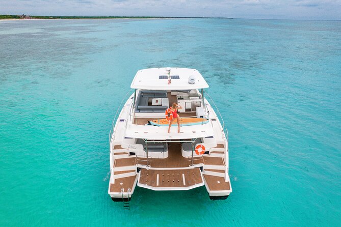 Tulum: Leopard 51′ Yacht with Gourmet Dining & Water Toys - Choosing morning or afternoon