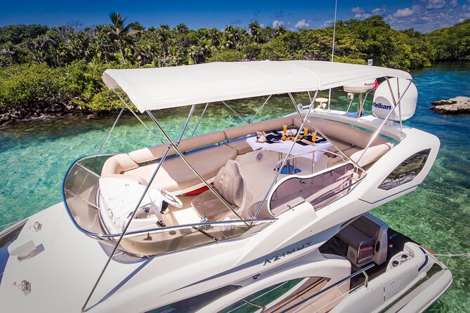 Tulum Luxury Escape – 4h All Inclusive on 43' Private Yacht - Heading toward the Mexican Caribbean reef