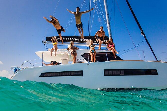 Tulum: Luxury Sail & Snorkel – All Inclusive 34' Catamaran - Snorkeling, Swimming, and Water Toys