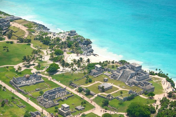 Tulum, Mayan Museum, Cobá and Cenote Multun ha, Reduced Group. - Tulum: Castillo, cliffs, and Caribbean views