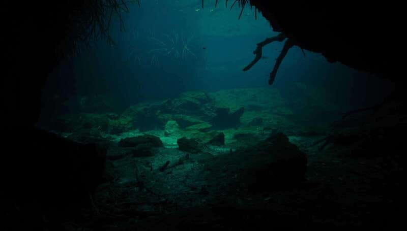 Tulum Mexico: Cenote Triple Adventure Tour - Gran Cenote: start with cave scenery