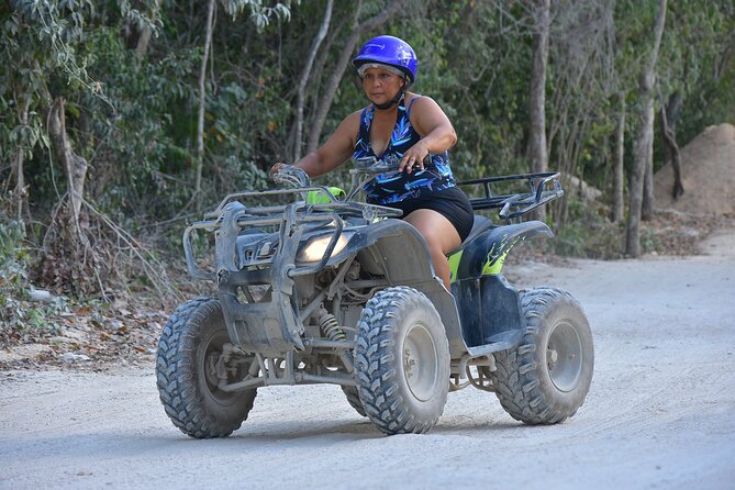 Tulum's Thrilling Jungle: ATV, Zip Lines, Cenote & More! - The ATV circuit brings noise and mud to the jungle