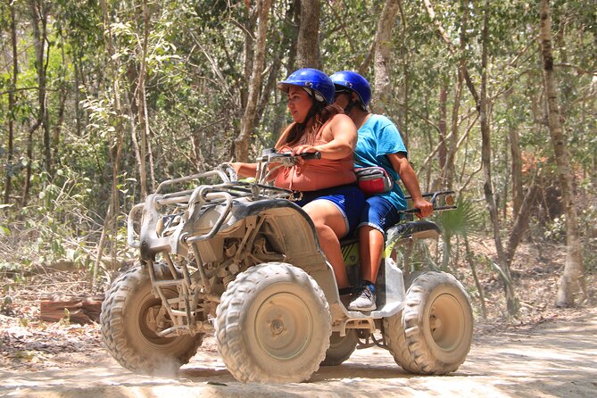 Tulum's Thrilling Jungle: ATV, Zip Lines, Cenote & More! - Five ziplines, one water line, and a 13-foot rappel