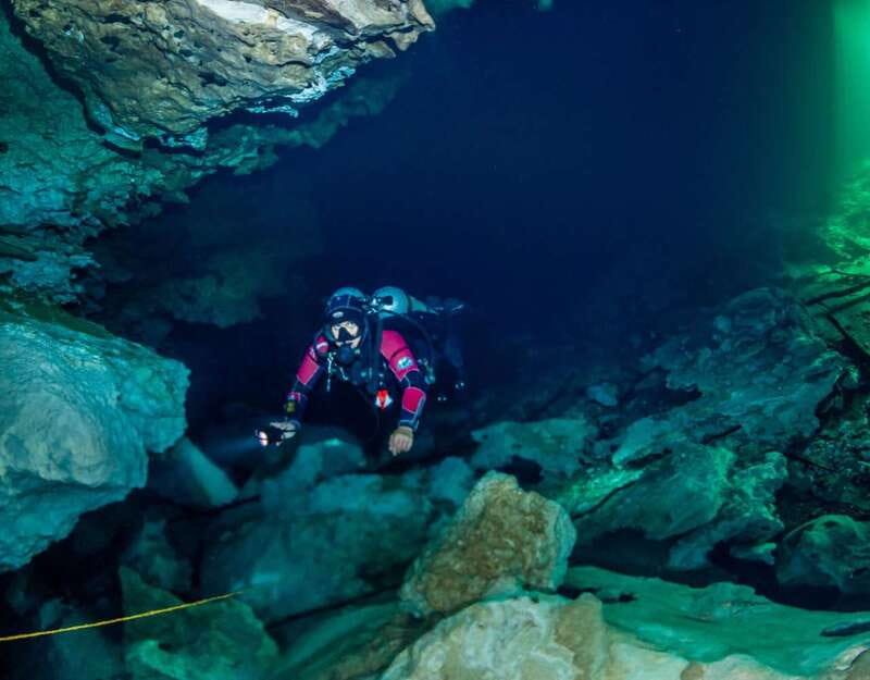 Tulum : Scuba in 2 cenotes including a deep one Pit Dos Ojos - A five-hour schedule with little wasted time