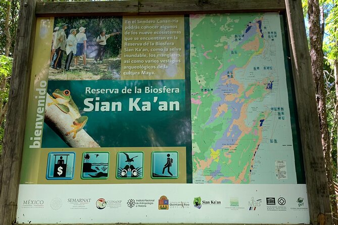 Tulum Sian Ka'an Muyil Ruins, Boat Eco Tour & Float Down Mayan Canals - Lunch - Walking through the Muyil ruins