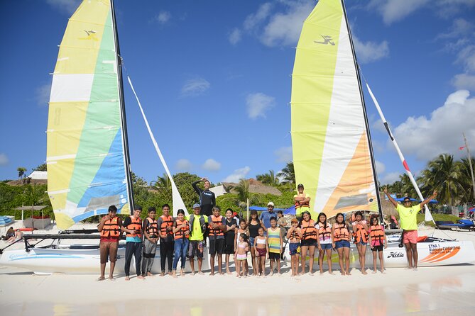 Tulum: Snorkeling and Private Sailing Tour - A private view of Tulum from the sea