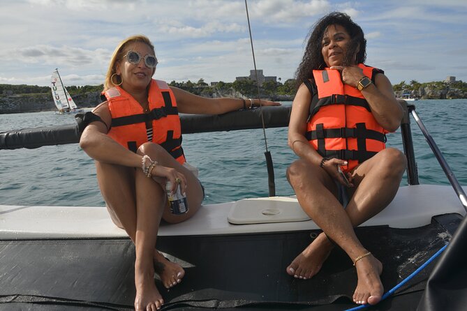 Tulum: Snorkeling and Private Sailing Tour - Sailing toward the Maya castle