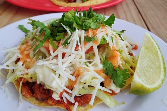 Tulum Vegan Food Tour - Tacos and tostadas near Calle Sol Oriente
