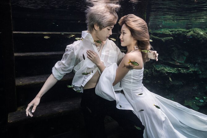 Underwater Photo Shoot Experience in Cenote - What you receive after the session