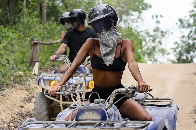 Wild Jungle ATV Adventure with Cenote and Monkey Sanctuary - The cave cenote stop
