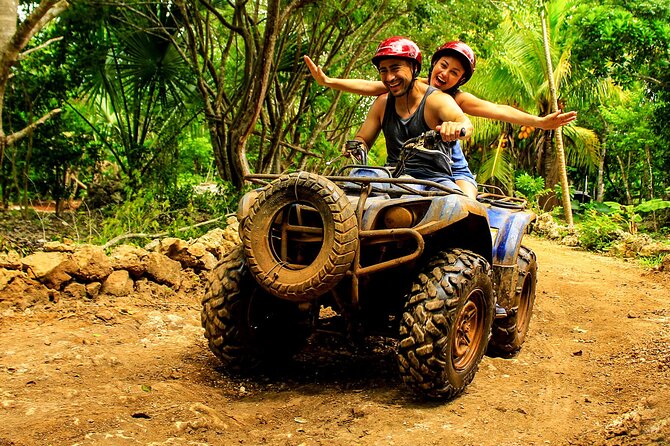 Wild Tulum Day: ATV Tour + Zip Lines + Cenote + Rappel & Lunch! - The ATV circuit: fun, but stay with the group