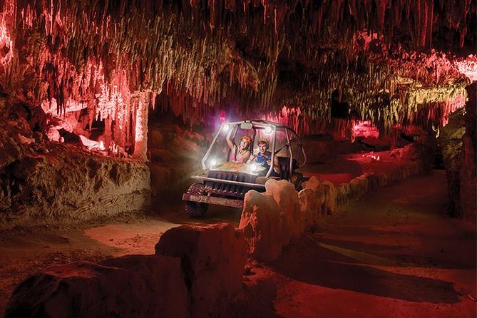 Xplor Fuego Park all inclusive from Playa Del Carmen - Hand-paddled rafts in the caverns