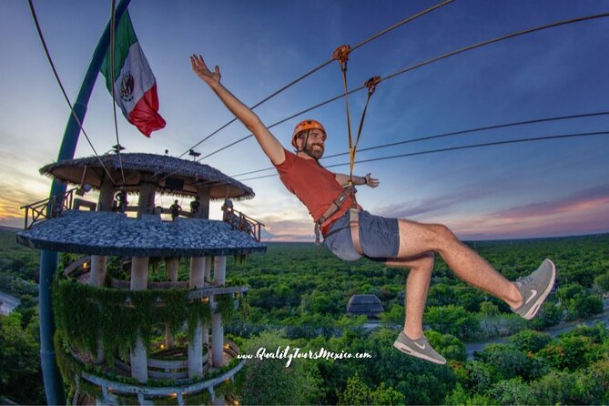 Xplor zip line park with transportation - Amphibious vehicles on 10 kilometers of trails